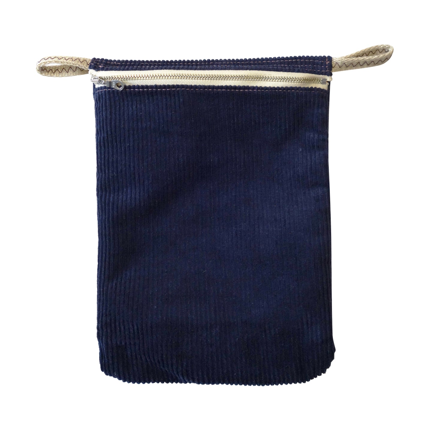 Ofukuro Bag, Navy Corduroy/Eggshell