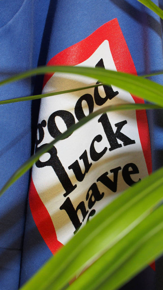 GLHF T-Shirt x itsovermatter in Flo Blue