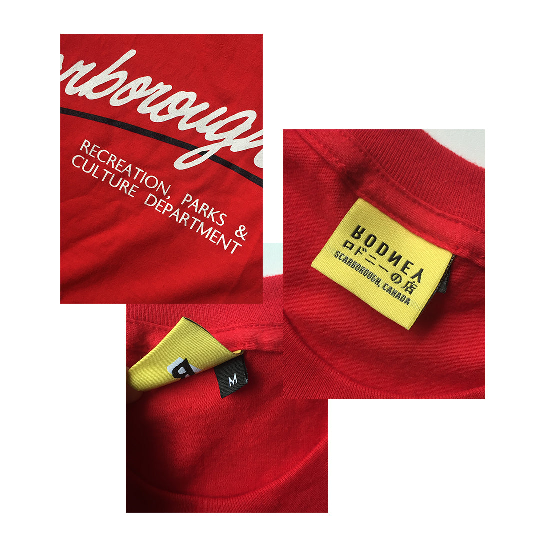 Scarborough Culture Dept x Just Maired Red T-Shirt