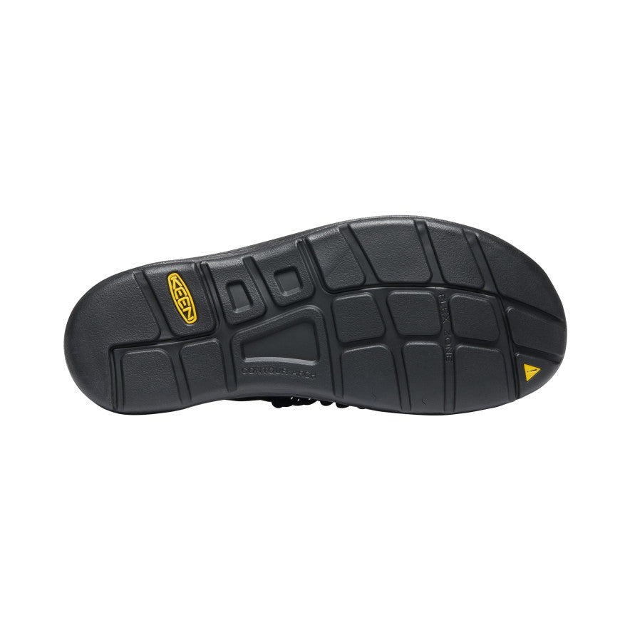 UNEEK Leather Slides x Engineered Garments in Triple Black