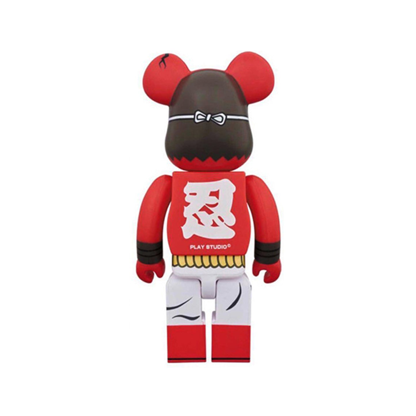 Bearbrick 100% Series 35, Red Oni Shinobu Play Studio (1/192)