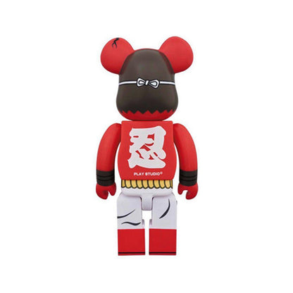 Bearbrick 100% Series 35, Red Oni Shinobu Play Studio (1/192)