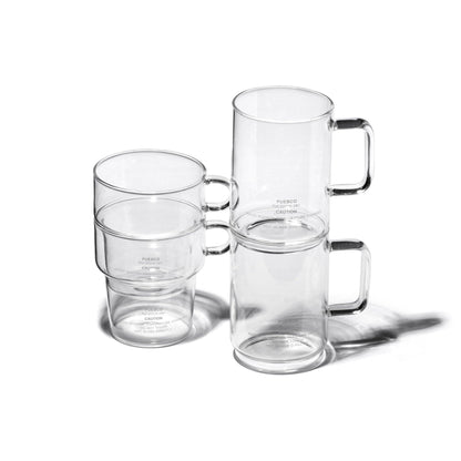 Borosilicate Glass Mug, Stacking (1)