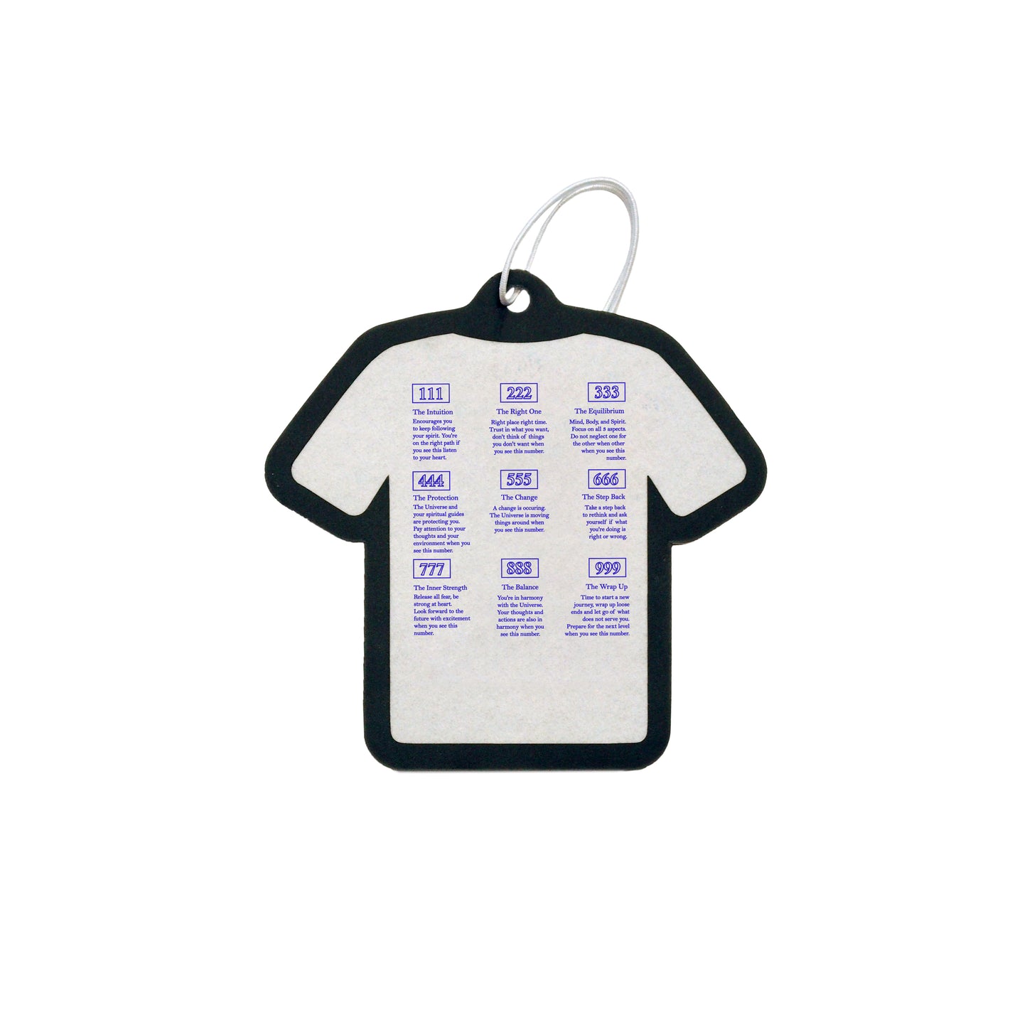 Angel Numbers "Little Tees" Space Freshener