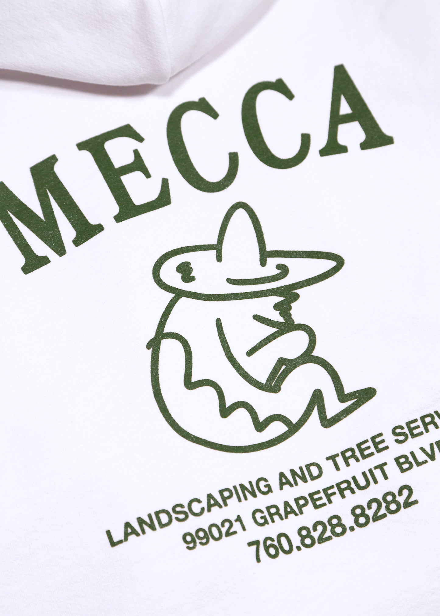 Mecca Landscaping Hood, White