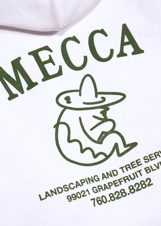 Mecca Landscaping Hood, White