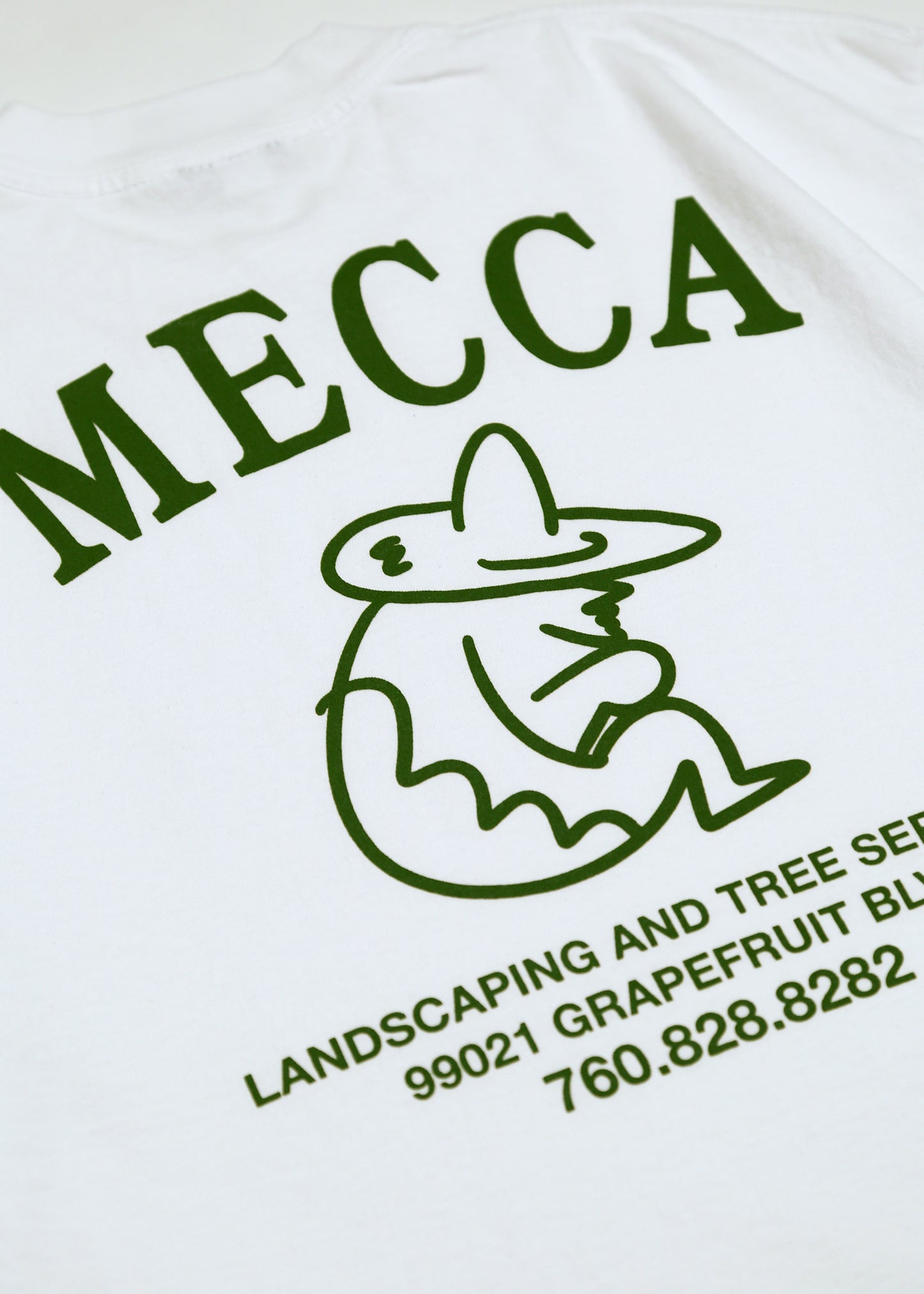 Mecca Landscaping T-Shirt, White