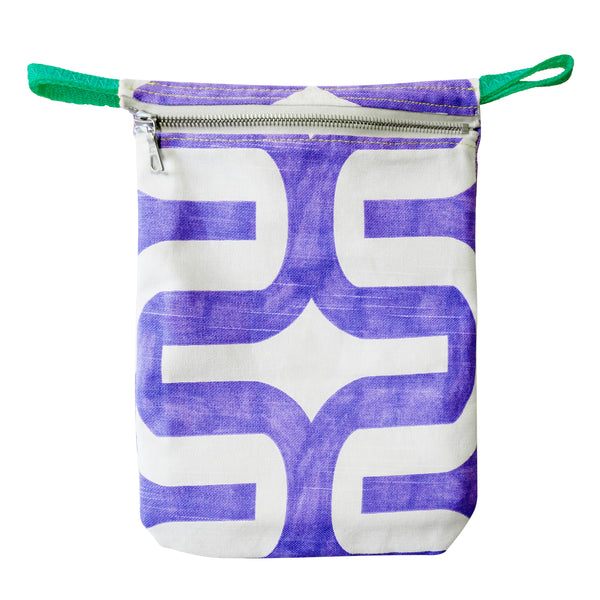 Ofukuro Bag, Maze Purple/Green