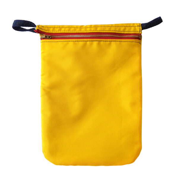Sacoche Pouch, Yellow Jacket/Navy