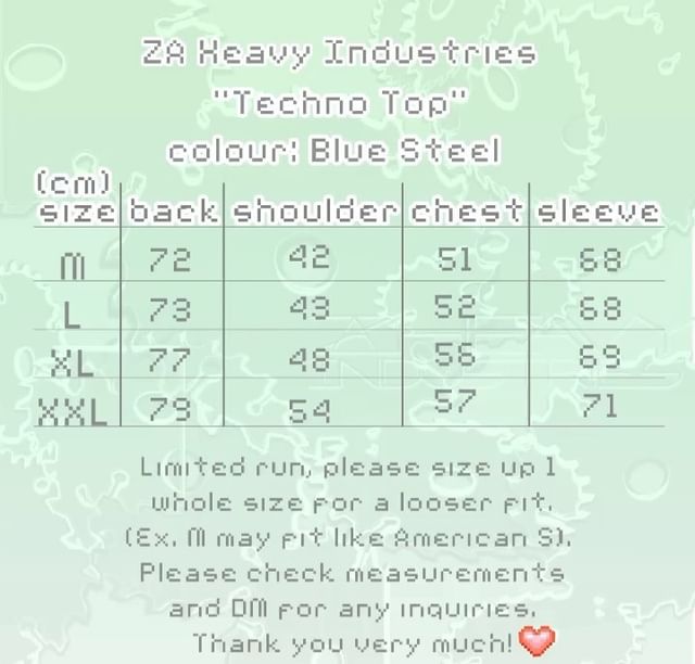 zarickett Heavy Industries "Techno Top" in Blue Steel