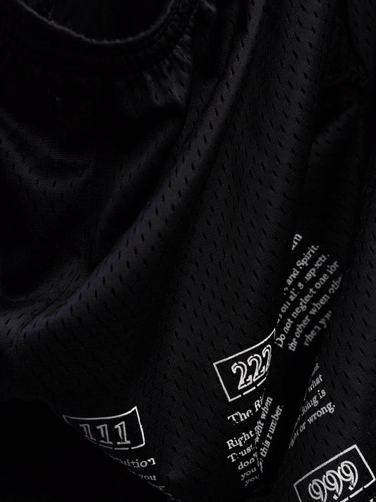 Angel Numbers x Champion Ball Shorts in Black