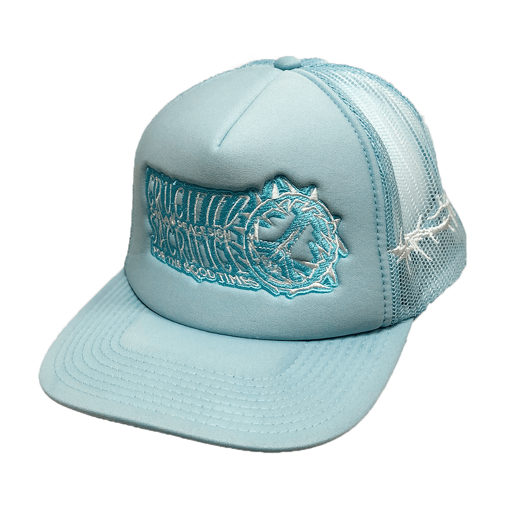 Hippie Christ Superstar Trucker Cap by zarickett