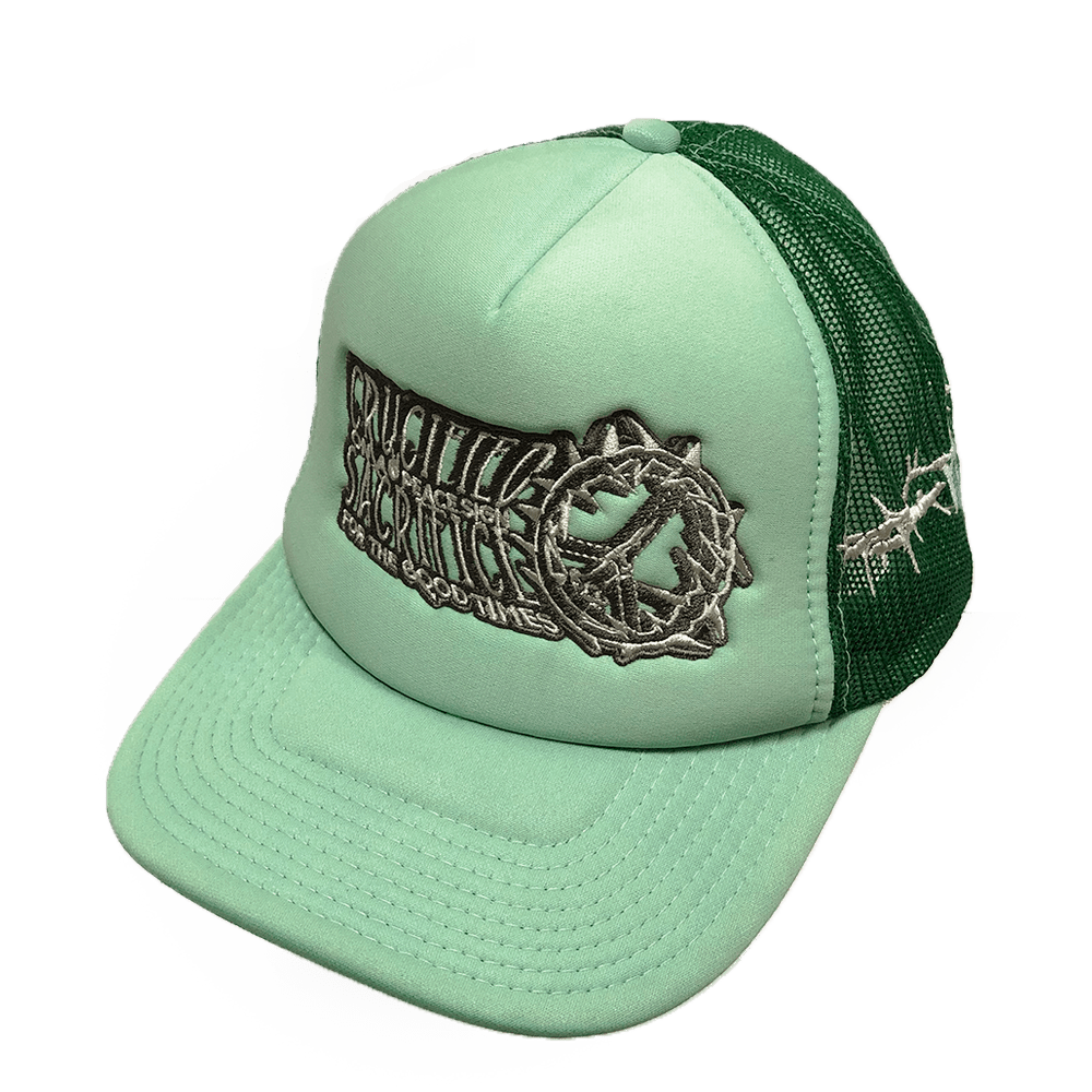 Hippie Christ Superstar Trucker Cap by zarickett