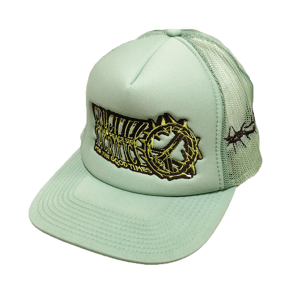 Hippie Christ Superstar Trucker Cap by zarickett