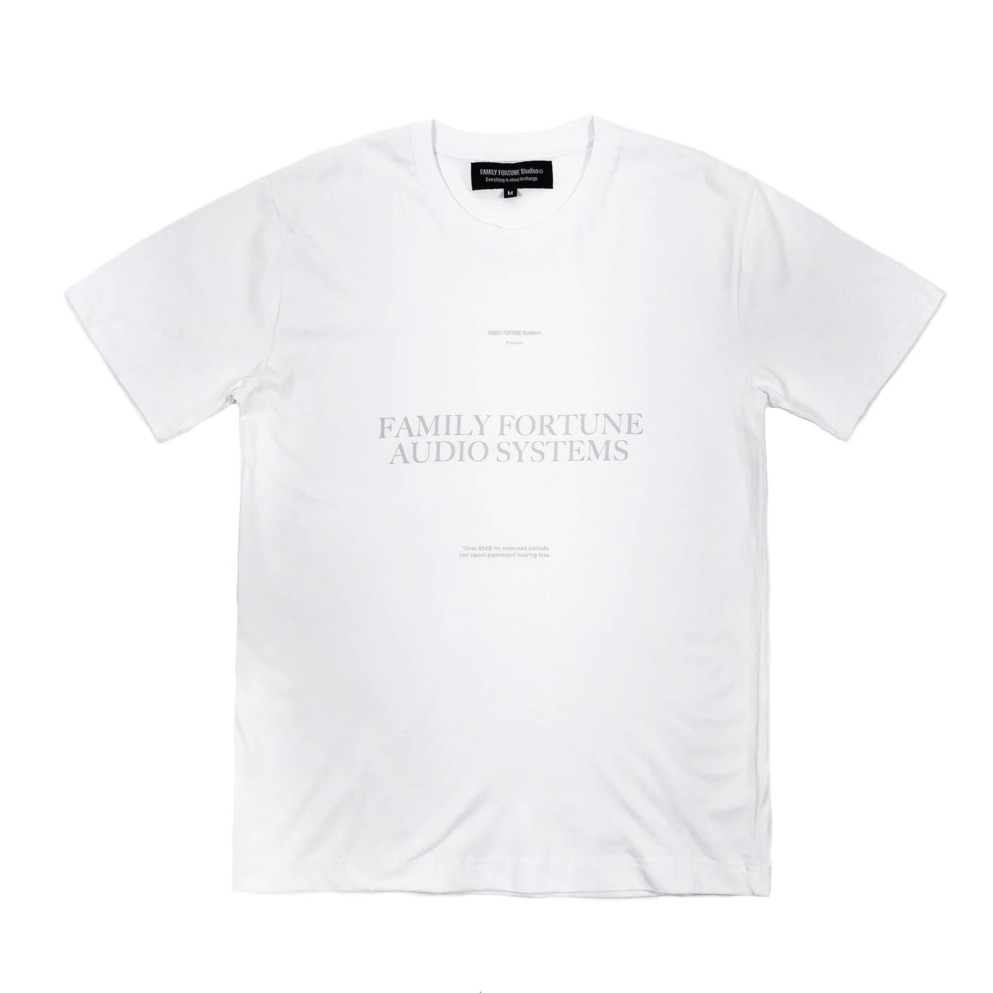 Audio Systems T-Shirt, White