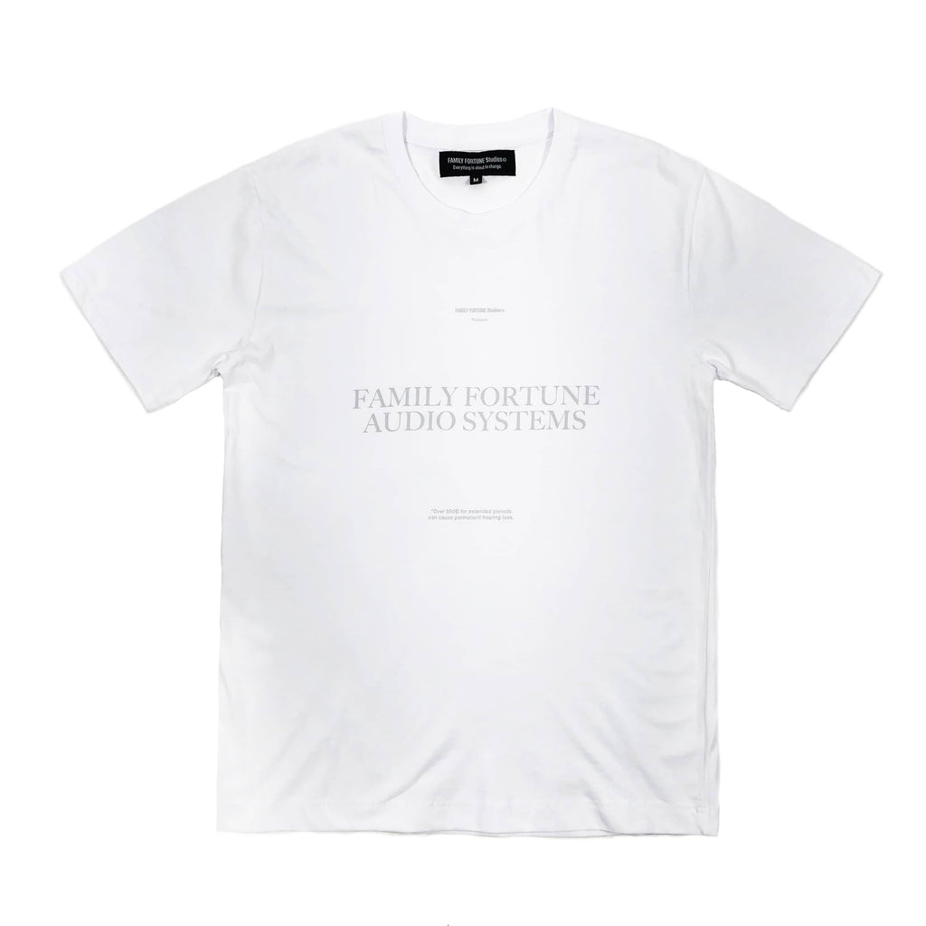 Audio Systems T-Shirt, White