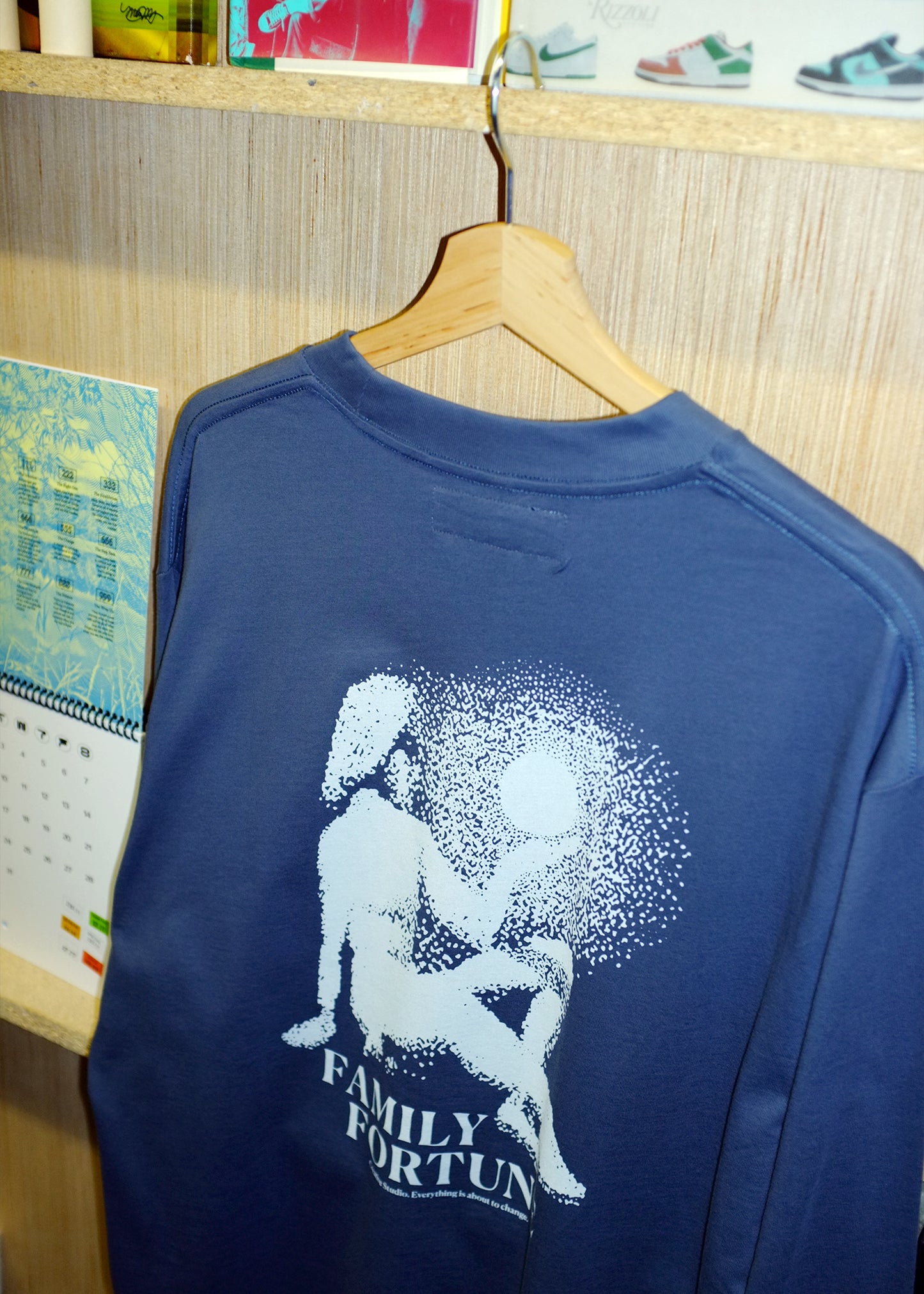 Enlighten Longsleeve, Petrol Blue