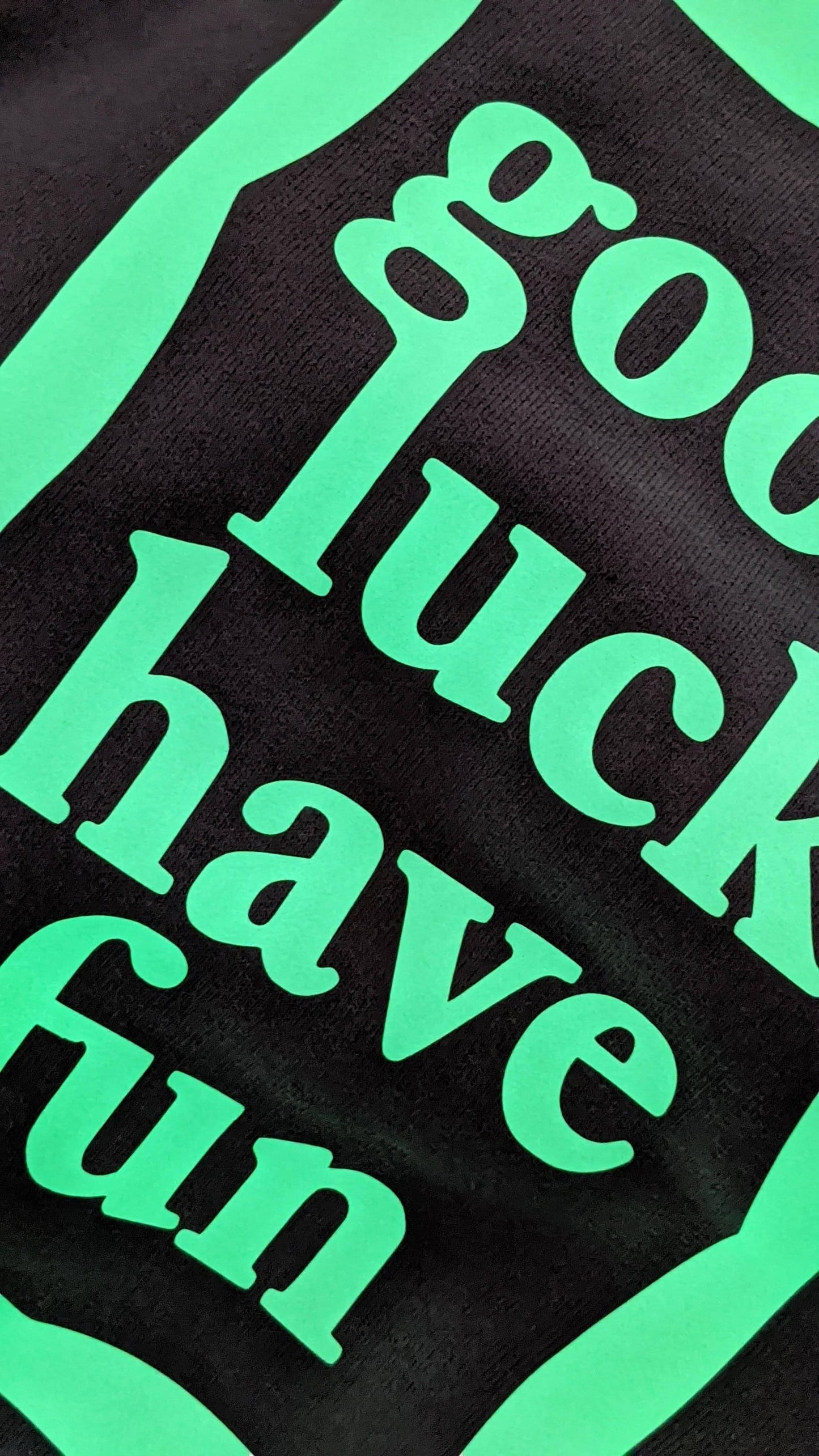GLHF GIow in the Dark Hoodie x itsovermatter