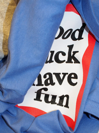 GLHF T-Shirt x itsovermatter in Flo Blue