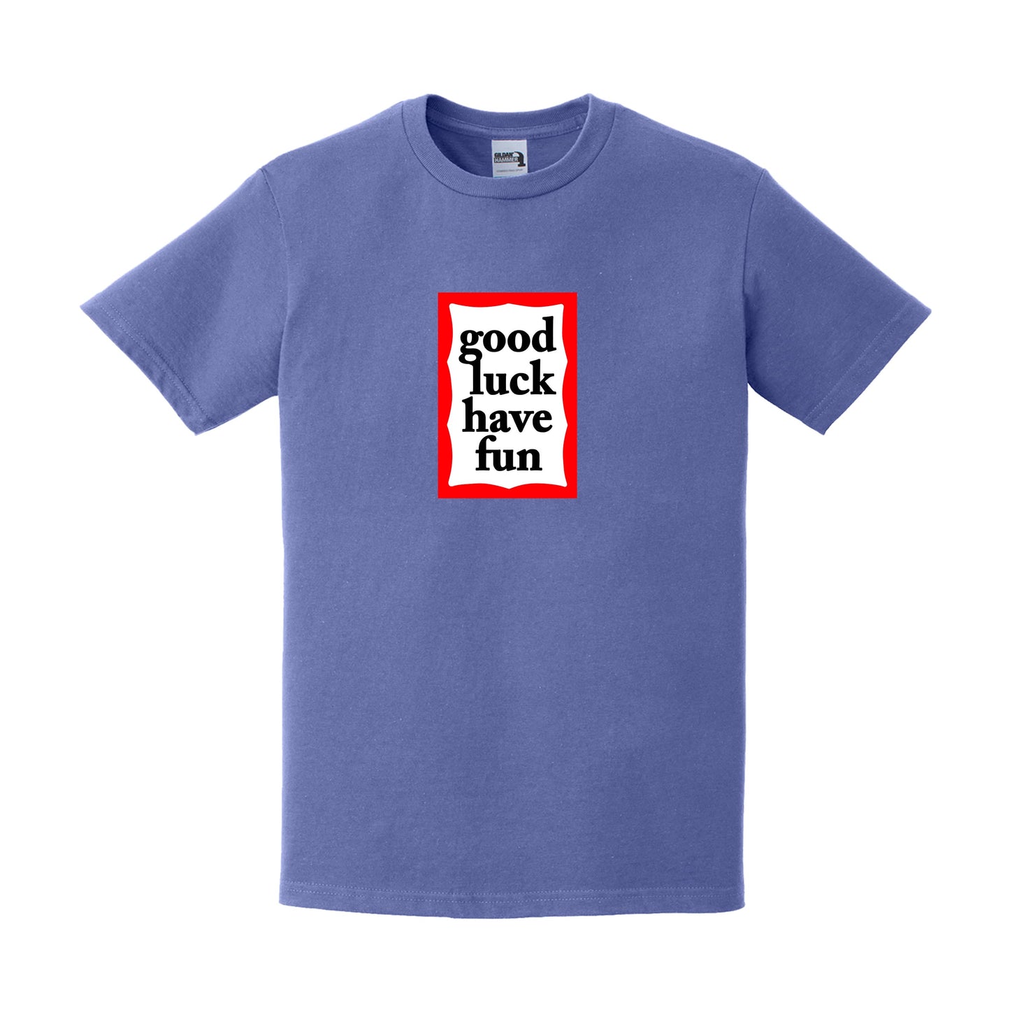 GLHF T-Shirt x itsovermatter in Flo Blue