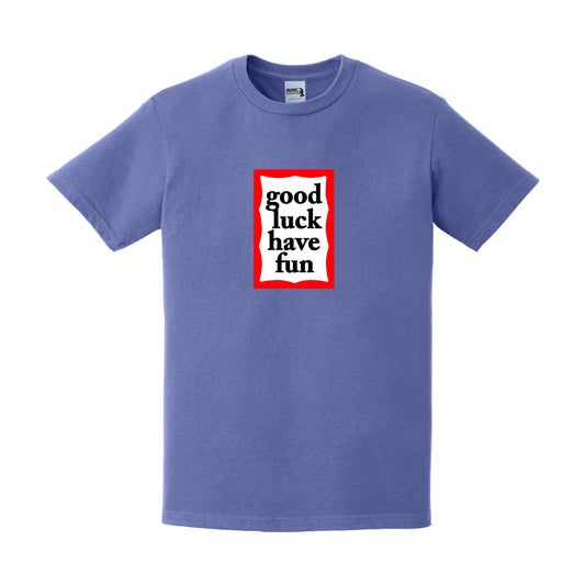 GLHF T-Shirt x itsovermatter in Flo Blue