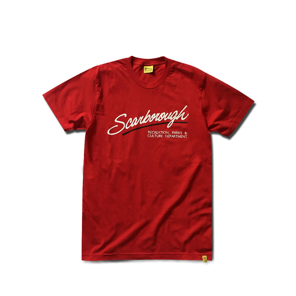 Scarborough Culture Dept x Just Maired Red T-Shirt