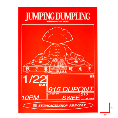 Jumping Dumpling Poster