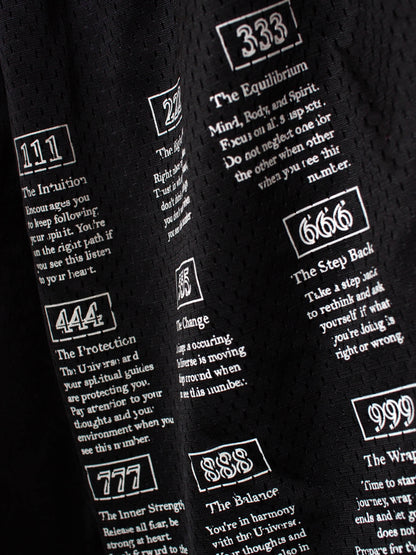 Angel Numbers x Champion Ball Shorts in Black