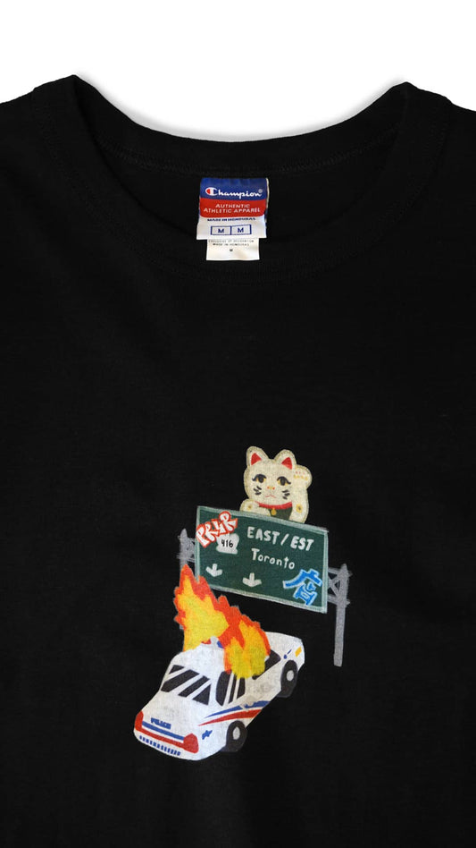 Parlor 23, City is Ours Collaboration T-Shirt, Black