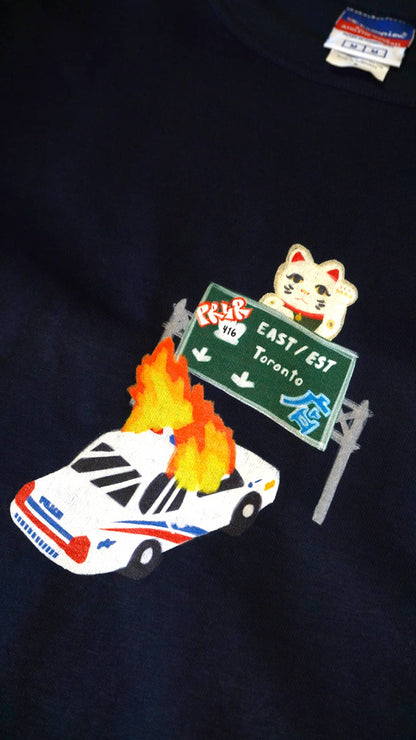 Parlor 23, City is Ours Collaboration T-Shirt, Navy