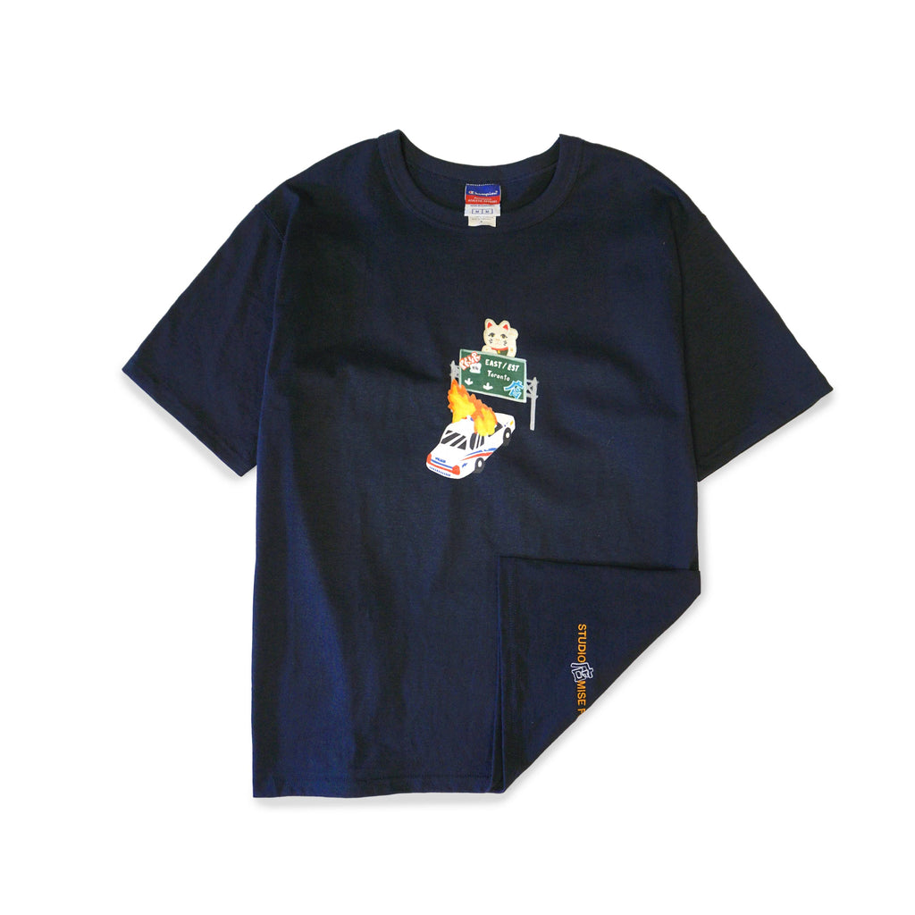 Parlor 23, City is Ours Collaboration T-Shirt, Navy